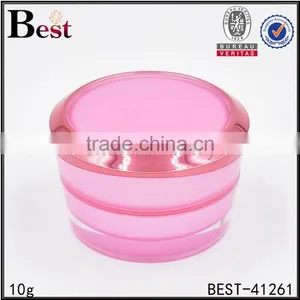 30g Fancy Pink Cosmetic Cream Jar Cute Round Acrylic Cream Jar for Skin Care thumbnail-4