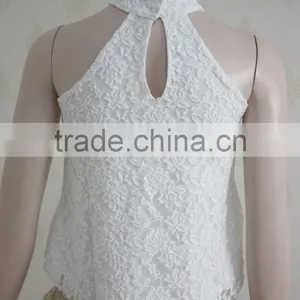 Sexy Lace Back Cross Tank Top New Design Crow Top thumbnail-1