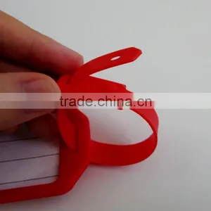 Hot Selling Assorted Colors 10*5.0cm Plastic Square-shape Travel Flight Tags thumbnail-4