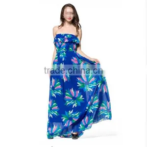 New Womens Casual Infinity Variable Chiffon Long Maxi Dress thumbnail-1