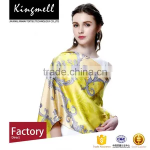 Custom Women's Print Silk Scarf for 2017 Summer Most Selling Products thumbnail-3