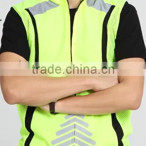 hi Visibility Sport Reflective Vest Soft Fabric for Ridding thumbnail-4