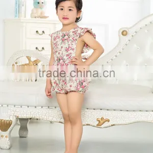 Summer Girl Clothing Bab Bodysuits Leopard Romper thumbnail-5