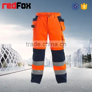 High Visibility 2-Tone Polycotton Work Trousers thumbnail-1