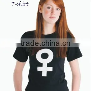 PLAIN WOMEN FITTED BLACK T-SHIRT 100% COTTON thumbnail-2
