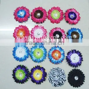 Daisy Flowers Two Toned Gerbera Flowers Artificial Flowers Head Flowes thumbnail-1