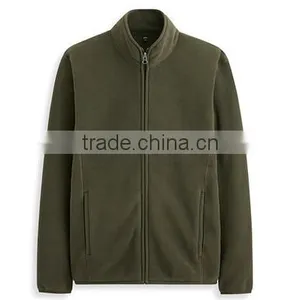 Men's Full Zip Jacket Active Windproof Men Custom Polar Fleece Jacket Wholesale Fleece Jacket thumbnail-4