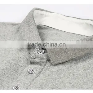 Custom Breathable 100% Cotton Contrast Tipping Button Placket Unbranded Polo Shirt thumbnail-4
