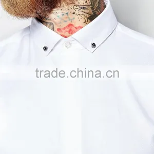 Plain White Mens Business Shirt Bulk Sale thumbnail-3