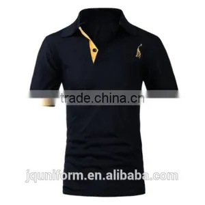 2016 New Mens Slim Fit Stylish POLO Shirt Short Sleeve Casual T-shirts thumbnail-3