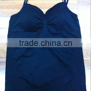 OEM Wholesale Summer Women White Classic Sleeveless Seamless Tank Top thumbnail-1