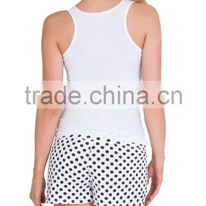 Comfortable Heart Polka Dot Print Pajama Fashion Pajama Set thumbnail-3
