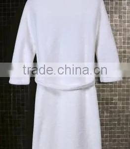 White Western Bathrobe, Bathrobe thumbnail-3