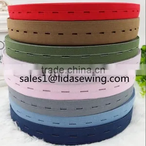 Woven Buttonhole Elastic Band Webbing thumbnail-1
