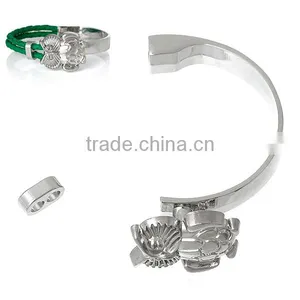 Half Bracelet Bangle Bar With Slider Hook Clasps Owl Halloween Silver Tone 5.9cm X3.2cm 11mm X7mm thumbnail-1
