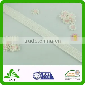 White Color Center Ruched Ruffle Margin Back Plush Frilly Elastic Band for Underwear thumbnail-1