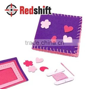 OEM Girl Craft Diy Kit Toy Create Your Sewing Felt Mini Wallet Cut Price thumbnail-3