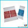 White Logo Small Size Matt Finish Label Stickers Printing in Blue / Red Color thumbnail-1