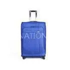 Promotional Blue Luggage Set for Women / 4 Wheel Trolley Suitcase Lightweight thumbnail-1