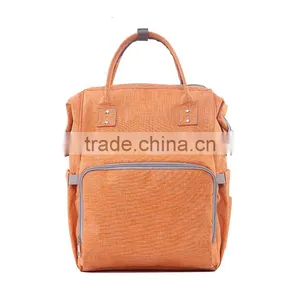 Wholesale New Fashion Canvas Cotton Diaper Bag With Lower Price thumbnail-1