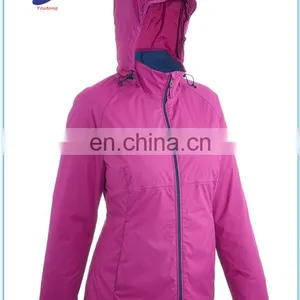 100% Polyester Waterproof Antistatic Woman's Sportswear Jacket thumbnail-1