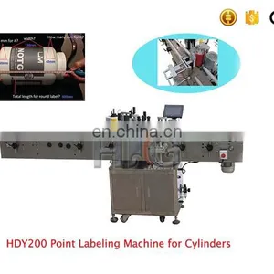 Omron Magic Eye Automatic Round Bottle Sticker Labeling Machine Servo Motor Fix-point Labeling thumbnail-2