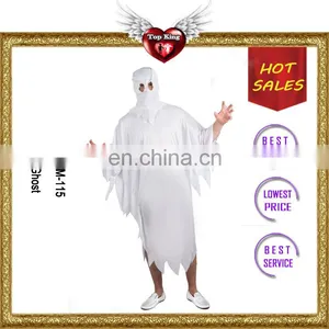 Halloween Cosplay Costumes Horrible White Ghost Costumes for Man thumbnail-1
