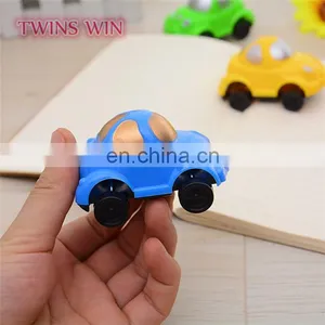 Logo Printed Custom Korean Stationery Wholesale Cute Fancy Car Shaped Plastic Mini Cosmetic Pencil Sharpener Mixed Colors thumbnail-5