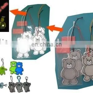 Bear Reflector,Reflective Hangers, Refleks EN13356,pendant,Badge thumbnail-1