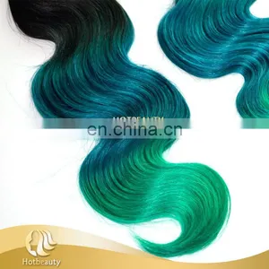 New Arrival Virgin Brazilian Hair 3 Tone Ombre Color Natural Hair Extensions thumbnail-6