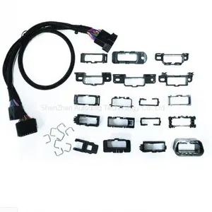 Universal Harness Kit Splitter Extension 16Pin OBD T Cable Car/Auto Plastic Flange Mount Brackets/Connector/Adapter Set thumbnail-1