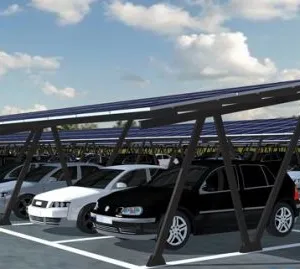 Impact Resistant Car Park Solar Canopies Scratch Resistant thumbnail-1