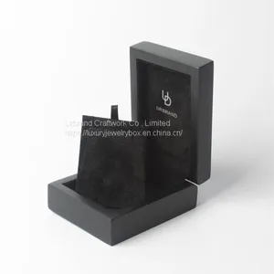 Custom Wooden Box Manufacturers Wooden Gift Box For Ring Pendant Necklace thumbnail-3