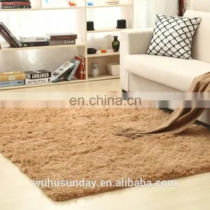 Polyester PV Plush Area Shaggy Rug With Dotted or PVC Back Blanket Carpet thumbnail-1