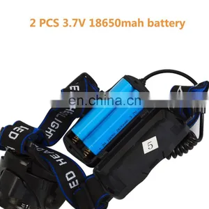 10W High Power Led 6000lm USB Rechargeable Sensor Headlamp For Camping thumbnail-5
