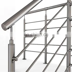 Stainless Steel Frameless 8-12mm Tempered Glass Balustrade & Handrail Stair Railing Balcony Systems thumbnail-3