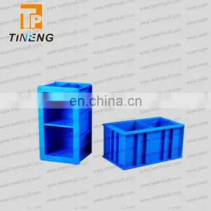 100mm Concrete or Cement Plastic Two Gang Cube Mould thumbnail-2
