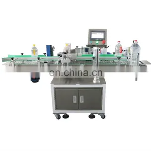 Low Cost Automatic Paint Can Labeling Machine , Oil Drum Bottle Labeler thumbnail-2