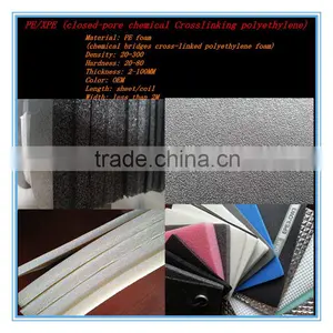PE/AEPE/IEPE /XPE /IXPE Polyethylene Foam Closed Cell Polyethylene Foam With Aluminum Foil thumbnail-1