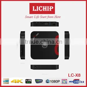 Smart Android 4K A80 Chip H.265 3D USB3.0 LC-A80 TV Box thumbnail-4