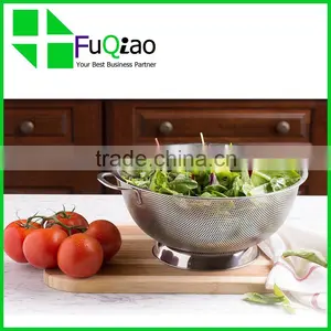 Hot Sale Cooking Tools Food Grade Mini Stainless Steel Colanders With Legs thumbnail-4