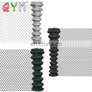Galvanized Chain Link Fence Angle Post Diamond Mesh Wire Fence thumbnail-1