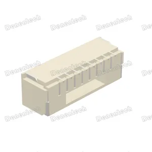 Denentech 1.25mm Pitch Wafer GH Type Single Row Right Angle SMT Connector thumbnail-1