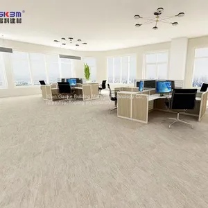 GKBM Greenpy MJ-S6011 Home Deco Fireproof Click Amber Stone Composite SPC Flooring thumbnail-5