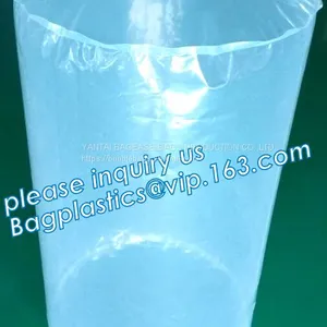 Plastic Drum Liners on Roll, Elastic Band Plastic Drum Covers, Round Bottom Plastic Drum Liners, Round Bottom, Square Bottom Bags thumbnail-5