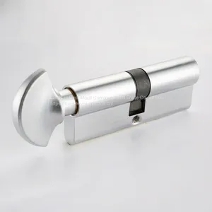 Fan Thumbturn Single Open Euro Profile Brass Lock Cylinder thumbnail-1