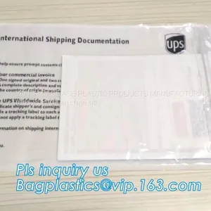 Self-Seal Security Document Packing List, UPS TNT Express Invoice Packing List Envelope, Enclosed Envelope/ Waybill Bag thumbnail-2