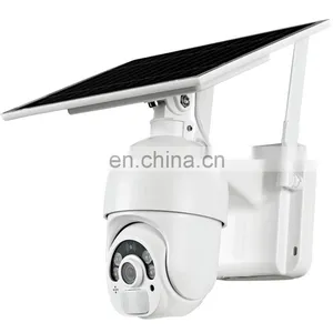 Solar Power 1080P 4G SIM CARD Network Video Recoder Surveillance Wireless H.265 Wifi Cctv Outdoor Battery Camera PTZ IP Camera thumbnail-1