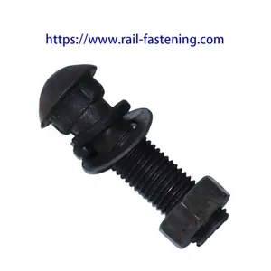 Oval Neck Track Bolt Rail Fish Bolt thumbnail-1