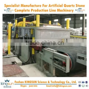 High Output Best Price Quartz Stone Manufacturing Machinery/KINGSUN Man-made Quartz Engineering Stone Making Machine thumbnail-1